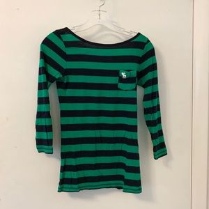 Abercrombie & Fitch striped, scoop back top